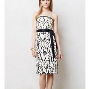 Anthropologie Moulinette Soeurs Sequin Strapless Cocktail Dress